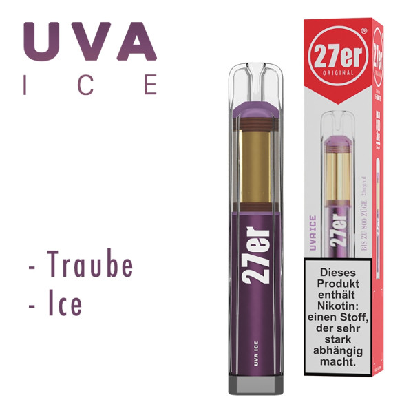 27er VAPE - Uva Ice
